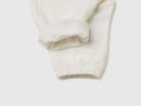 Newborn Bunny Applique Jogs - White