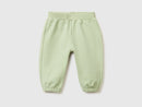 Newborn Bunny Applique Joggers - Light Green
