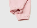 Newborn Bunny Applique Jogs - Pink