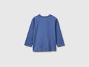 Boys Logo Long Sleeve T-Shirt - Airforce Blue
