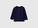 Boys Logo Long Sleeve T-Shirt - Navy