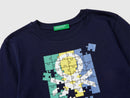 Boys Logo Long Sleeve T-Shirt - Navy