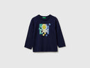 Boys Logo Long Sleeve T-Shirt - Navy