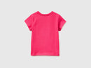 Girls Glitter Print T-Shirt - Watermelon