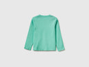 Girls Long Sleeve T-Shirt - Aqua