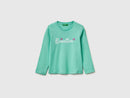 Girls Long Sleeve T-Shirt - Aqua