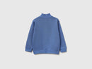 Boys Zip Up Sweatshirt - Airforce Blue