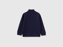 Boys Zip up Sweatshirt - Navy