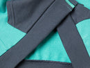Boys Zip up Sweatshirt - Aqua & White