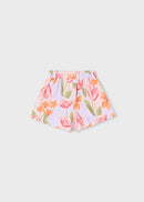 Patterned Pleated Skirt - Blossom