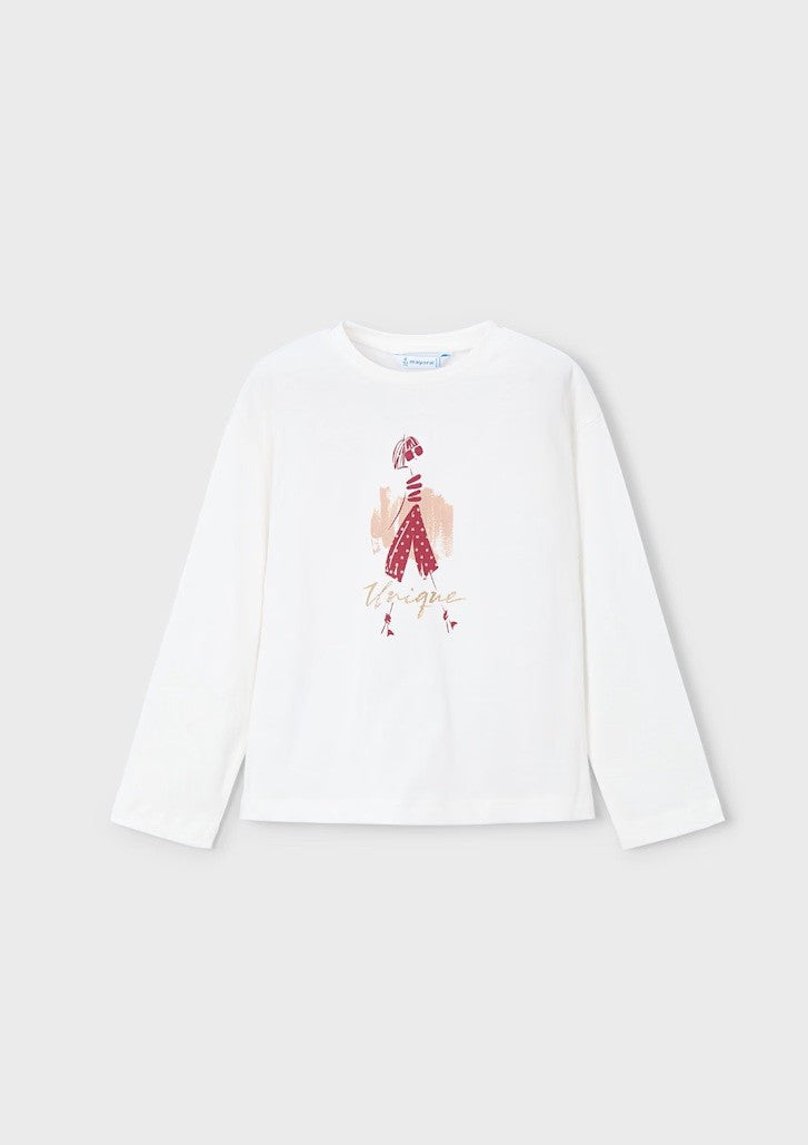 Long Sleeve T-Shirt - Cream