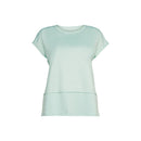 Cap Sleeve T-Shirt - Aqua Green
