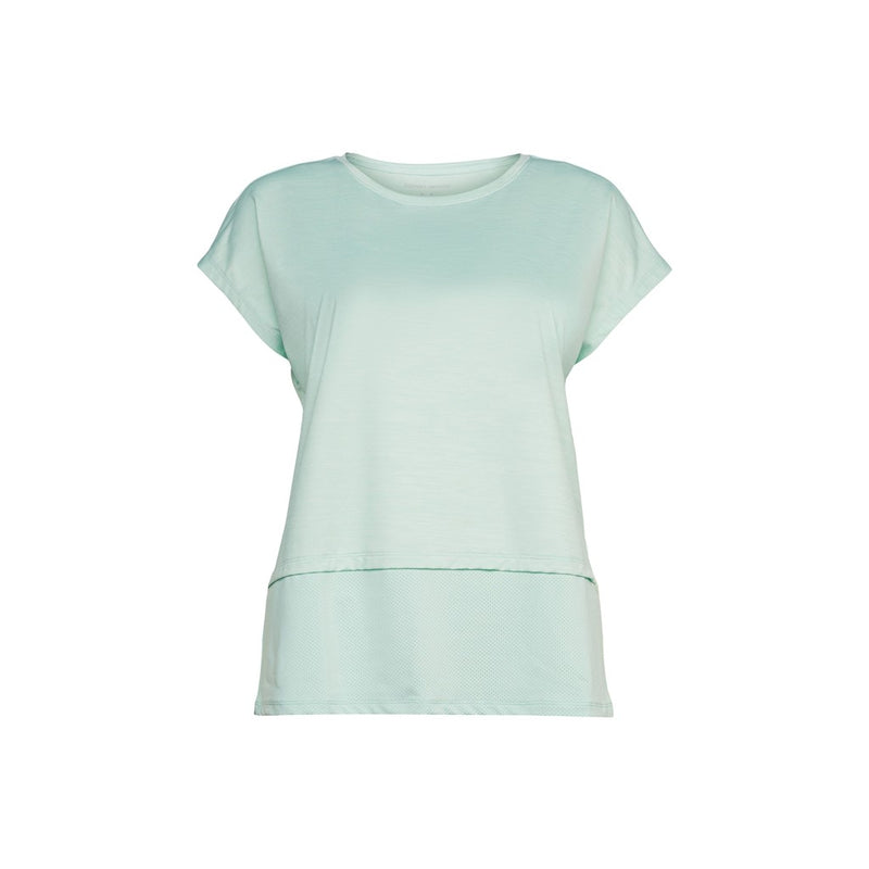 Cap Sleeve T-Shirt - Aqua Green