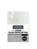 Cotton Pillow Protector Pair