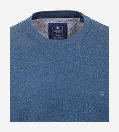 Round Neck Jumper - Blue 121