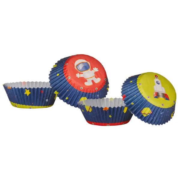 Rocket Cupcake Cases - Set of 60