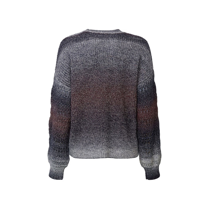 Round Neck Jumper - Aubergine
