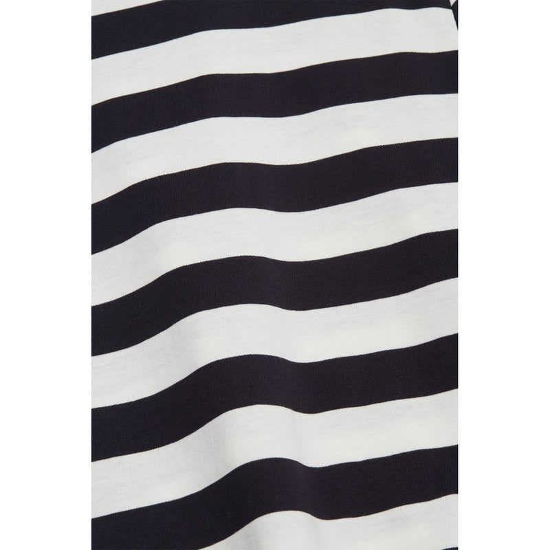 Stripe Round Neck Jumper - Navy