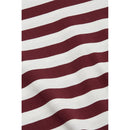 Stripe Round Neck Jumper - Aubergine