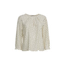 Casual Moroccain Crepe Blouse - Offwhite