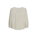Casual Moroccain Crepe Blouse - Offwhite