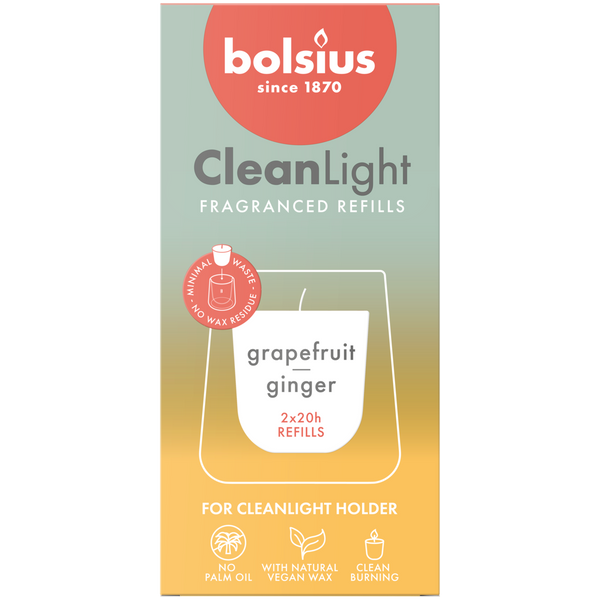 Clean Light Refill Pack of 2 - Grapefruit & Ginger
