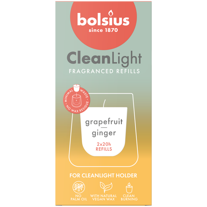 Clean Light Refill Pack of 2 - Grapefruit & Ginger