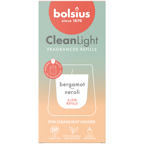 Clean Light Refill Pack of 2 - Bergamot & Neroli