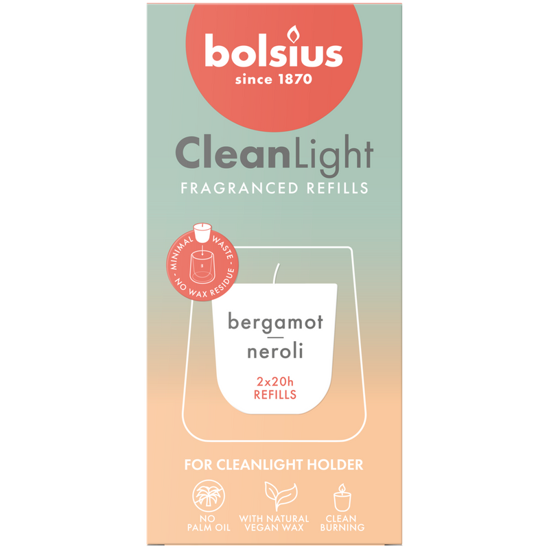 Clean Light Refill Pack of 2 - Bergamot & Neroli