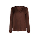 Drape Shirt - Brown