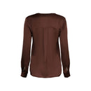 Drape Shirt - Brown