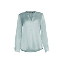 Drape Shirt - Aqua Green