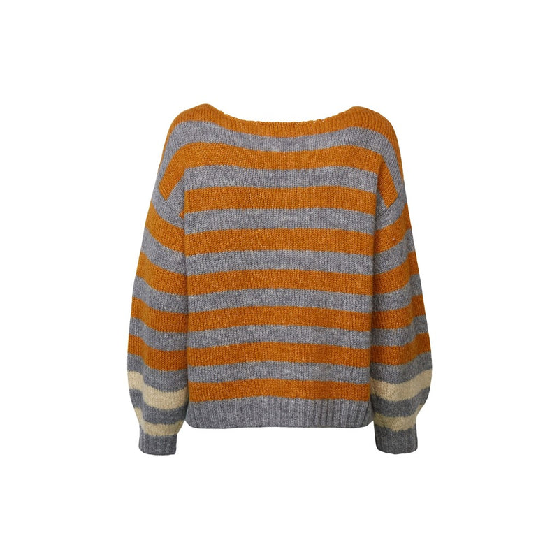 Round Neck Jumper - Medium Grey