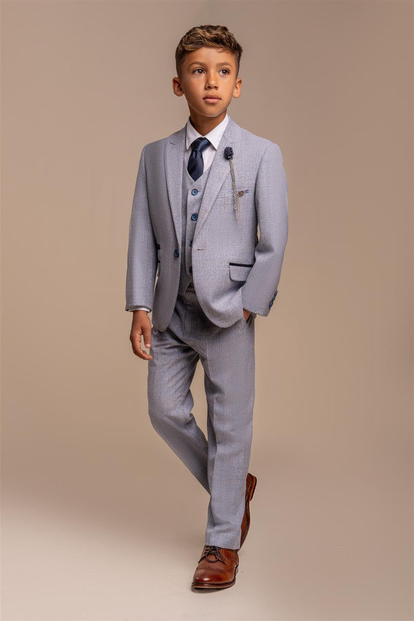 Caridi 3 Piece Suit - Sky Blue