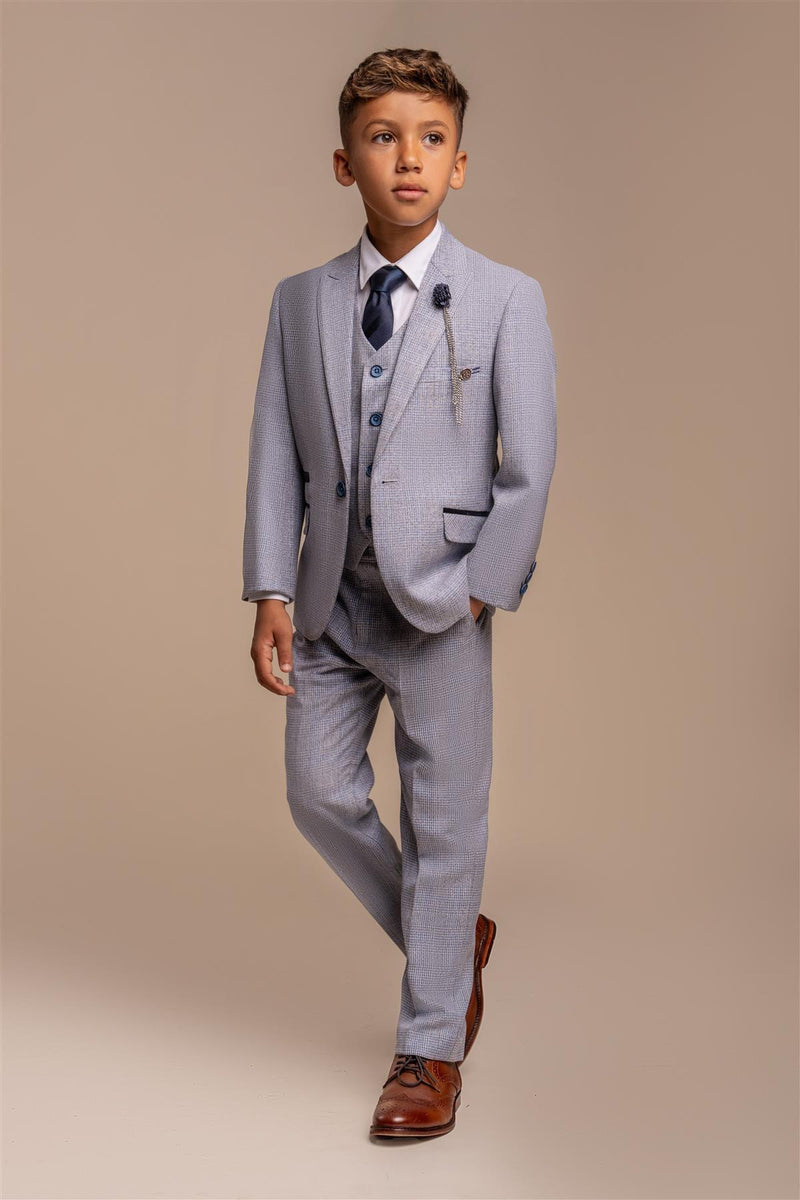Caridi 3 Piece Suit - Sky Blue