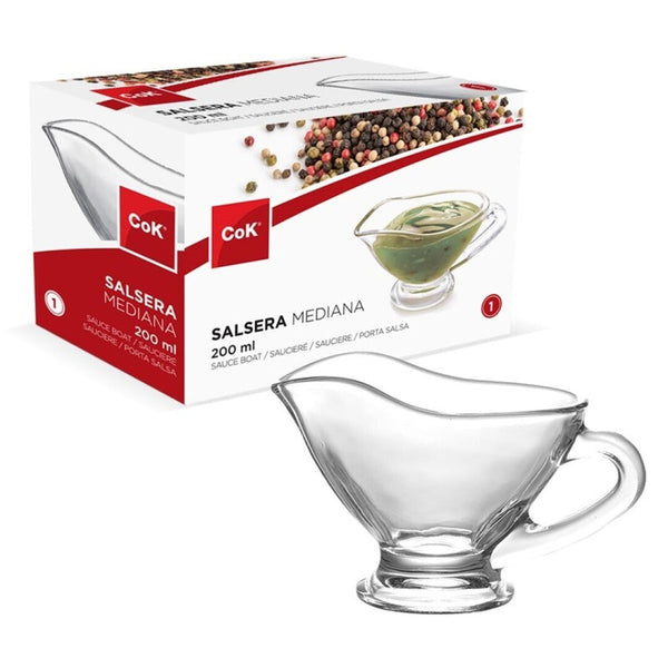 116J1272 Small 200ml Glass Sauce Boat