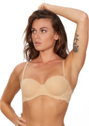 STRAPLESS BRA - Powder