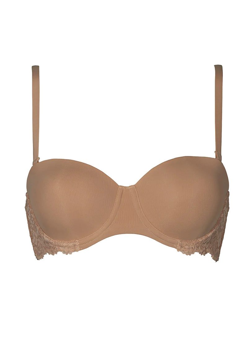 STRAPLESS BRA - Powder