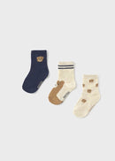 3 Pairs Socks - Blue