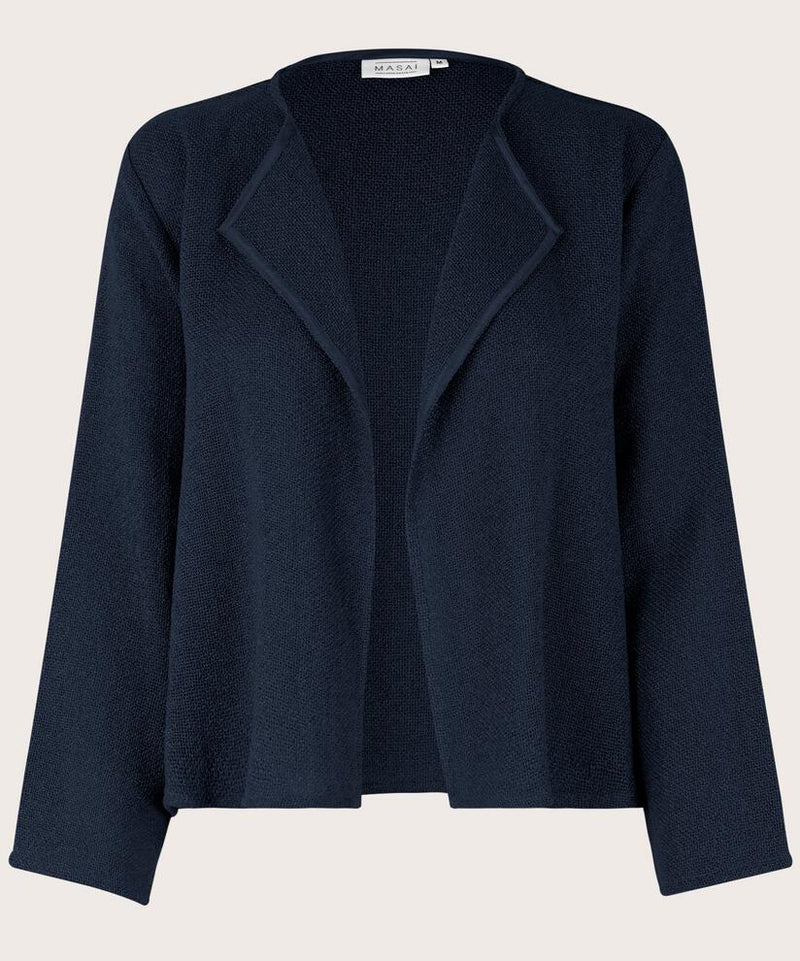 Julitta Long Sleeve Jacket - Navy