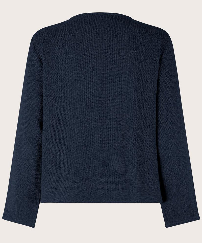 Julitta Long Sleeve Jacket - Navy