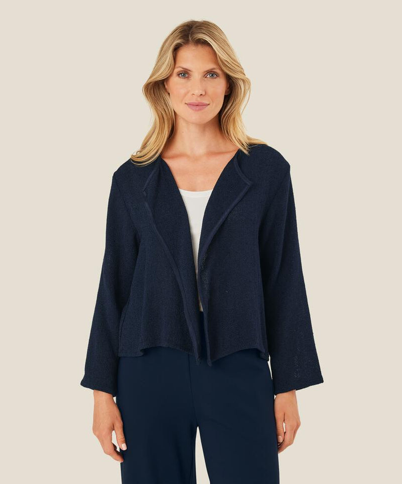 Julitta Long Sleeve Jacket - Navy