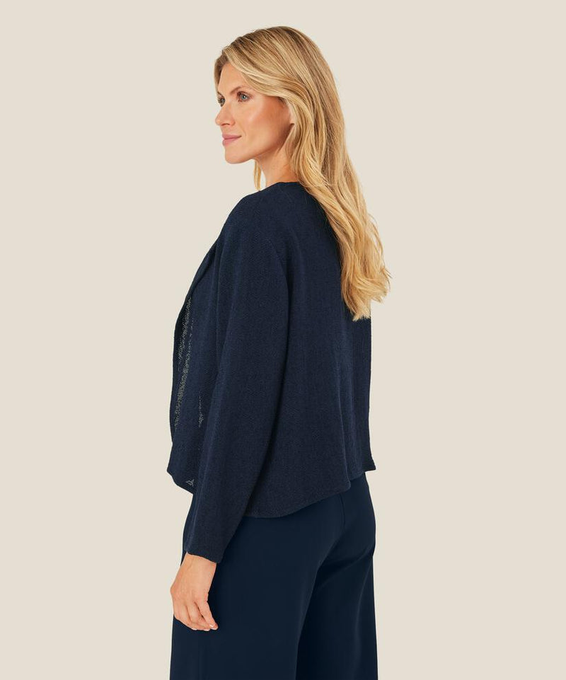 Julitta Long Sleeve Jacket - Navy