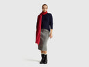 Crew Neck Sweater in Pure Merino Wool - Navy