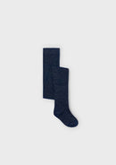 Lurex Tights - Navy