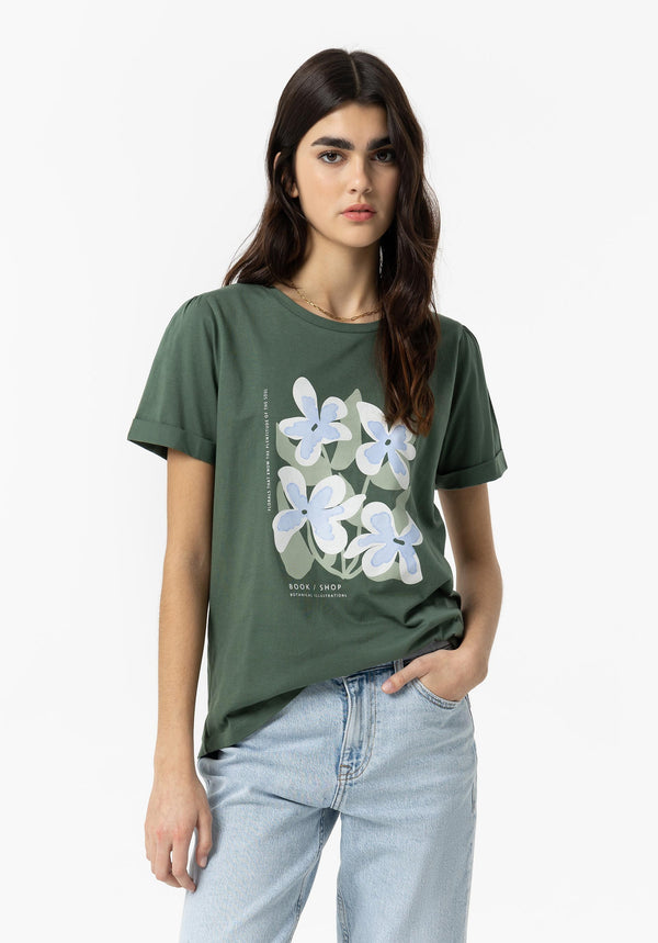 Jessy Short Sleeve T-Shirt - Garden Topiary
