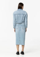 Stefani 2 Denim Skirt - Light Blue