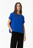Trufa 4 Short Sleeve Blouse - Dazzling Blue