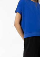 Trufa 4 Short Sleeve Blouse - Dazzling Blue