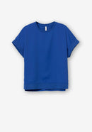 Trufa 4 Short Sleeve Blouse - Dazzling Blue